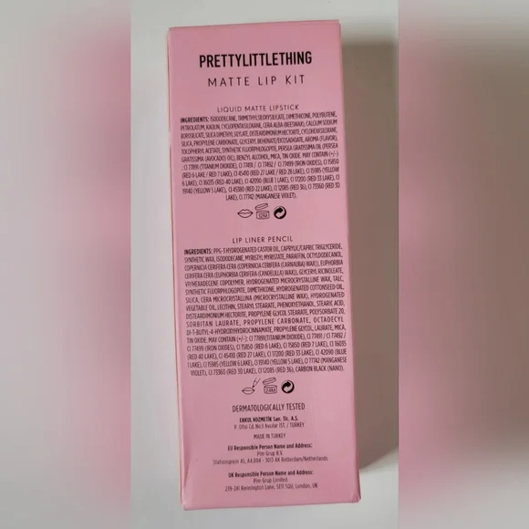 Pretty Little Thing Liquid Matte Lip Kit Shade Coral - Picture 6 of 7